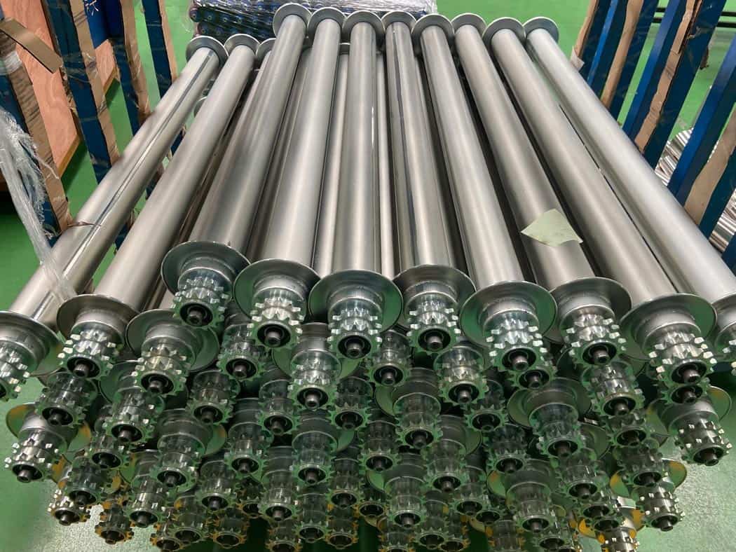 Welded Flange Conveyor Roller