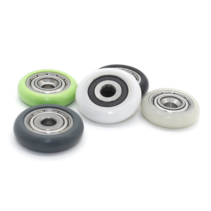 Round nylon rollers 